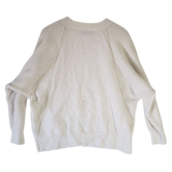 Simply‎ Vera Vera Wang Ivory Cable Knit Sweater Size XXL Pullover Old Money - Picture 2 of 6